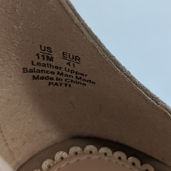 NEW Sam Edelman Patti Biege Sueded Sandal Size 11 - Picture 6 of 7